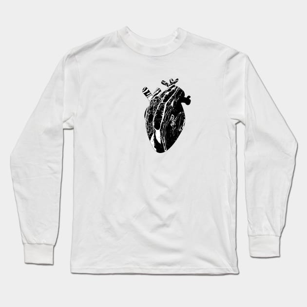 Injured heart Long Sleeve T-Shirt by AnnArtshock